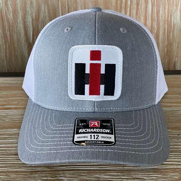 CASE IH International Harvester Vintage Patch Hat - Gray & White Richardson 112 - Picture 4 of 8